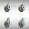 Service Caster 8 Inch SS Thermoplastic Caster Set with Roller Bearing 4 Brake 2 Swivel Lock SCC SCC-SS30S820-TPRRF-TLB-BSL-2-TLB-2 - alternate 1